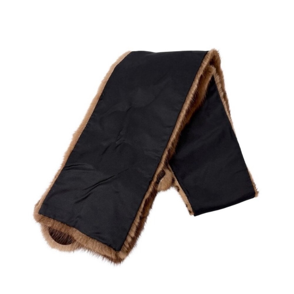 Louis Vuitton Classic Vintage Monogram Mink fur Scarf Stole - Picture 8 of 9